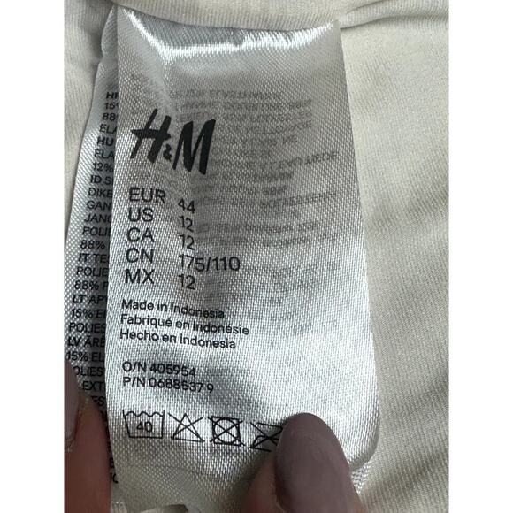 H&M Brown Beige Animal Print Swim Bikini Bottom Women's Size 12 NWT - Picture 3 of 5